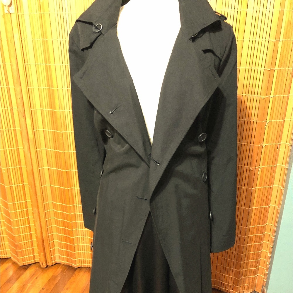 Size 14 Universal Standard Black Trench Coat